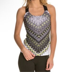 Prana Phoebe Purple Cross Tank Yoga Activewear Athletic Outdoor Hiking Bra Y2K